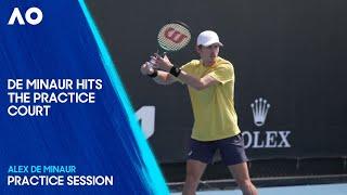 Alex de Minaur | Practice Session | Australian Open 2025