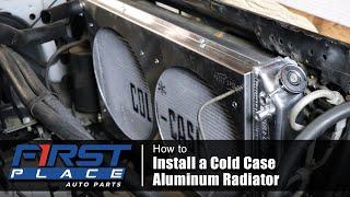 Installing a Cold Case Aluminum Radiator on our Chevy Square Body Truck