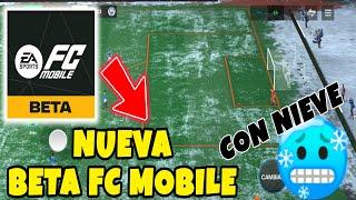 PROBANDO LA NUEVA BETA FC MOBILE 25 - TRAE NIEVE! 