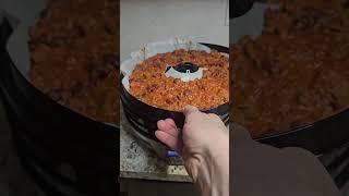 Dehydrating chili for backpacking and camping 