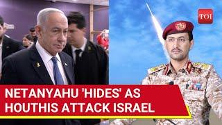 Tel Aviv Attack: Netanyahu 'Goes Underground' As Houthis Fire Ballistic Missile | Watch