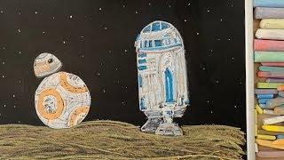 Star Wars!  Chalk Art Lullaby for Babies, Pets, Plants, or You ;)