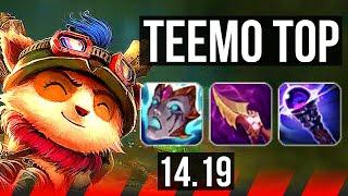 TEEMO vs JAX (TOP) | 600+ games | EUW Master | 14.19