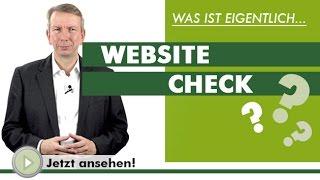 WEBSITE CHECK - Was ist eigentlich...?