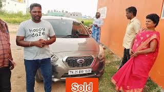 Datsun go 7 seater 2018 sold  Sunday offer price abi cars arcot