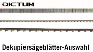 Dekupiersägeblätter - Tipps zur Auswahl des besten Sägeblatts