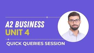 QUICK QUERIES - A2 BUSINESS UNIT 4