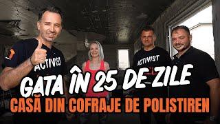 Casa pasiva din cofraje de polistiren expandat, GATA in doar 25 de zile!