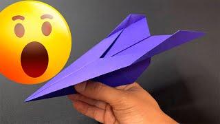 AVIÃO DE PAPEL A JATO DE COMBATE MUITO FÁCIL DE FAZER #aviaodepapel