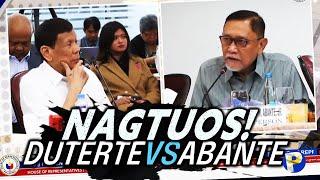 Benny Abante at Rodrigo Duterte NAGAHARAP sa Quadcom hearing