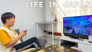 [Vlog] Daily life in Japan , I played video games at home on my day off! !