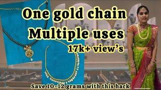 My Gold Jewellery collection|Multipurpose Chain#mygoldjewellerycollection#viralvideo#trending#foryou