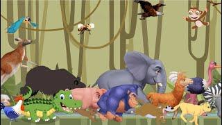 Animal Sounds Song for Kids ABC Nursery Rhymes for Toddlers  Educational Super Simple Song!