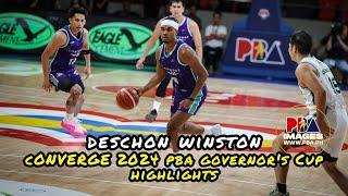 Deschon Winston Converge 2024 PBA Governor's Cup Highlights