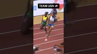 Team USA defeats Jamaica in 4X100 relay