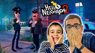 POLİSİN KORUDUĞU HELLO NEIGHBOR AMCANIN EVİNDEKİ GİZEMLERİ ÇÖZÜYORUZ!! HELLO NEİGHBOR 2 OYNUYORUZ