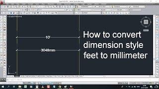 How to convert your dimension feet to meters easy method