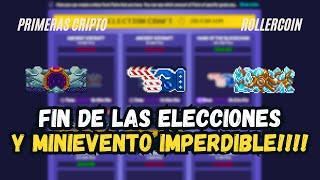 El MEJOR minipase del mes y Crafteo final de elecciones en Rollercoin 2024