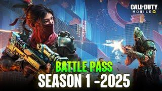 Season 1 (2025) Battle Pass Characters & Guns COD Mobile - CODM Leaks