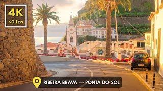 Exploring MADEIRA's Sunny South Coast  | 4K Scenic Drive Tour in Portugal