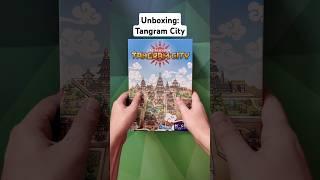 Quick Unboxing: Heute mit #TangramCity einem kleinen Plättchenlegespiel. #unboxing #brettspiele