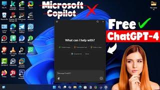 RIP Microsoft Copilot  Use Free ChatGPT-4 Desktop App  (Windows & macOS) | Step-by-Step Guide! ️