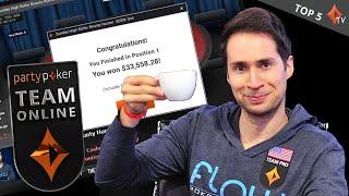 Top 5 Jeff Gross MAGIC Moments! | Online Poker - Texas Holdem | partypoker Team Online