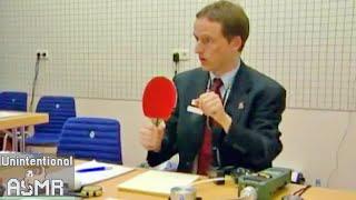 Unintentional ASMR  Very Thorough Table Tennis Racket Tester