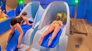 NEW Waterslides at Aqualibi Water Park at Walibi Belgium