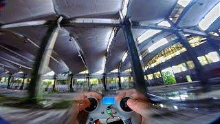 Flying my Drone in this Abandoned Paper mill | Uncut FPV Freestyle