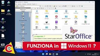 StarOffice 5.1 in Windows 11 ??? Software anni '90 nei computer di oggi!