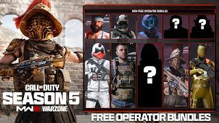ALL 6+ FREE OPERATOR SKINS TO CLAIM! (Free Operators, Bundles, & MORE!) - Modern Warfare 3 Season 5