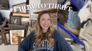HOW TO THRIFT (like a pro)  all the thrifting tips & tricks!