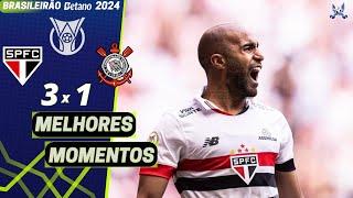 São Paulo 3 x 1 Corinthians | Melhores Momentos (COMPLETO) | Brasileirão 2024