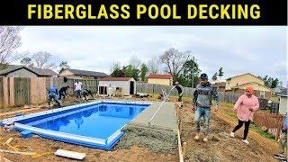 FILIPINA LIFE VLOG IN US: Fiberglass Pool Decking