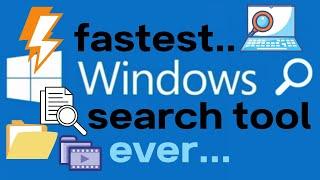 Fastest Windows Search Tool | Fix problems in Windows Search | Everything Search