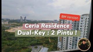 CONDO 2 Pintu (Dual-Key) @ Cyberjaya ! | Ceria Residence | 1,292sf Terbesar 4 Bilik | Freehold