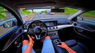 Part - 02 A truck driver driving home from work in a Mercedes E-class compared to a DAF XG 4K POV