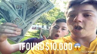 I found $10,000 when I was playing football 