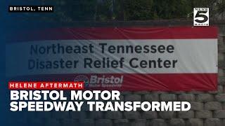 Bristol Motor Speedway transforms into a hub for disaster relief efforts