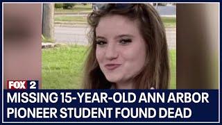 Missing 15-year-old Ann Arbor Pioneer student found dead