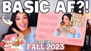 SO EXCITED TO BE BASIC?! Fall 2023 FabFitFun Unboxing and Try Out!