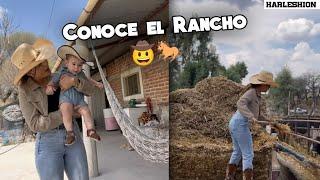 Enseńandole el Rancho a mi ahijado a Emiliano 