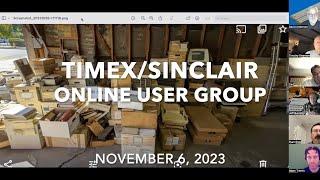 Timex Sinclair User Group Meeting November 6, 2023