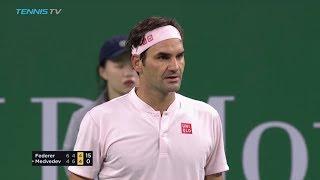 Roger Federer vs Danill Medvedev Shanghai 2018 | Highlights HD