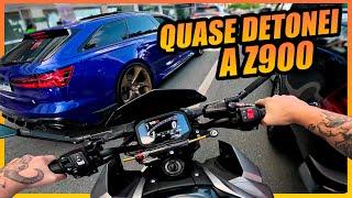 QUASE SOFREMOS UM ACIDENTE COM A KAWASAKI Z900 *ROLÉ DE MOTO EM BALNEÁRIO CAMBORIÚ*