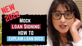 Mock Loan Signing 2022: How To Explain Loan Documents as Notary Loan Signing Agent LIVE replay, Q&A