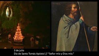 Santo Tomás Apóstol // Tomás el Incrédulo. "Señor mío y Dios mío."Rezo del Santo Rosario 3 de julio