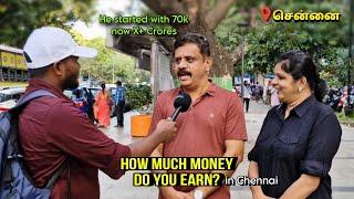 Asking people Salary in Chennai, 'What do you do for a living?'