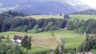 Aerial Video - UAV Flying Wing in the Swiss Mountains